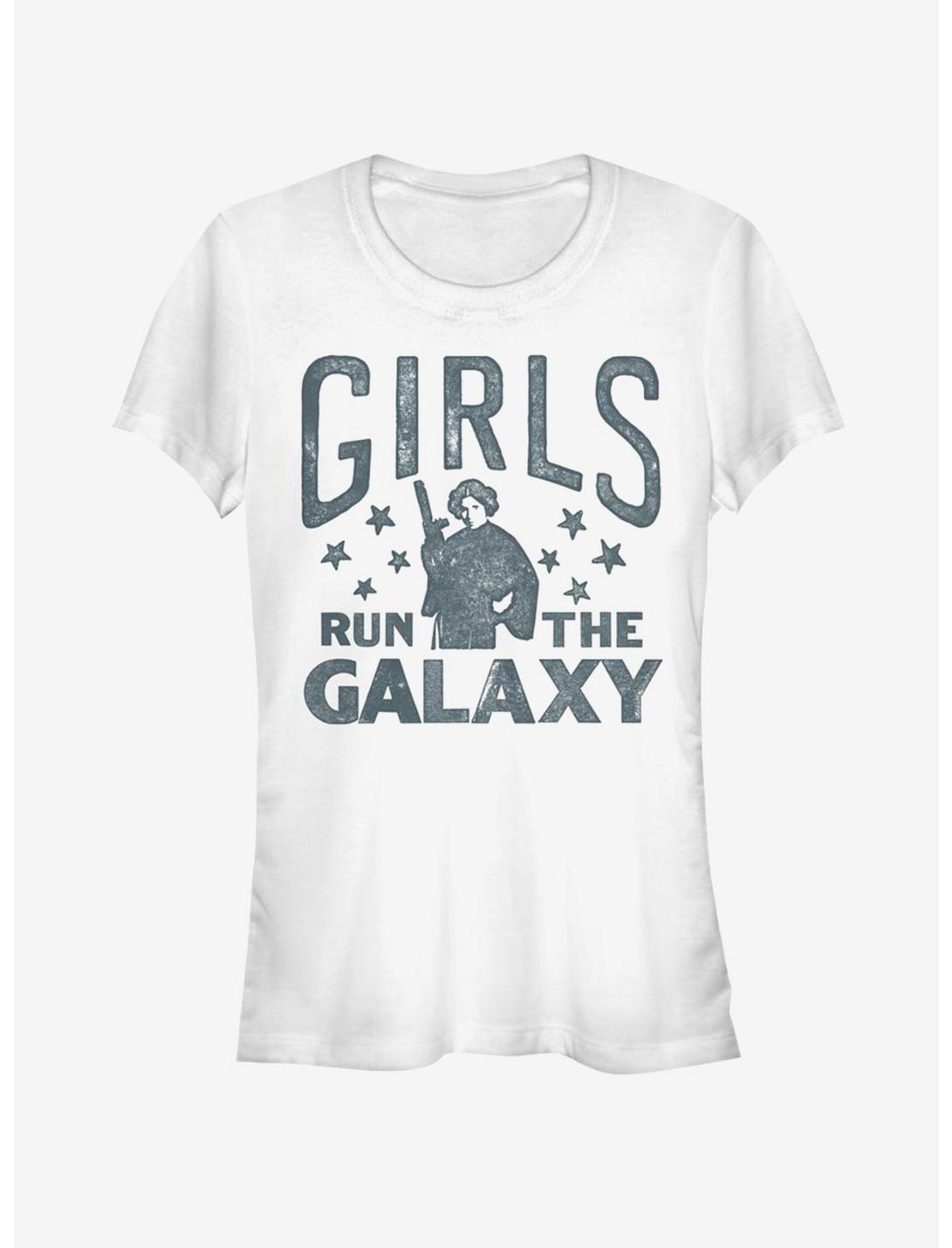 Star Wars Girls Run The Galaxy Girls T-Shirt, WHITE, hi-res