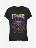 Star Wars Neon Vintage Girls T-Shirt, BLACK, hi-res