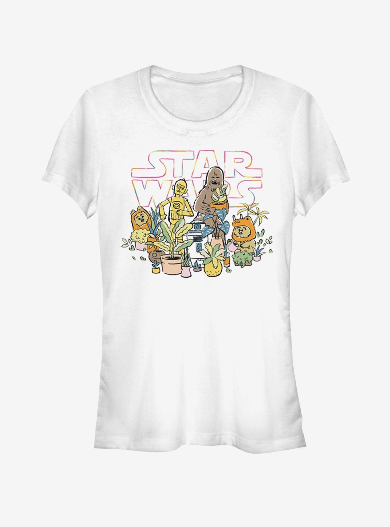 Star Wars Greenhouse Girls T-Shirt, WHITE, hi-res