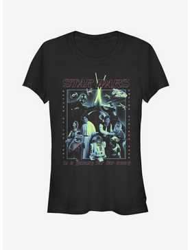 Star Wars Poster Glow Girls T-Shirt, , hi-res
