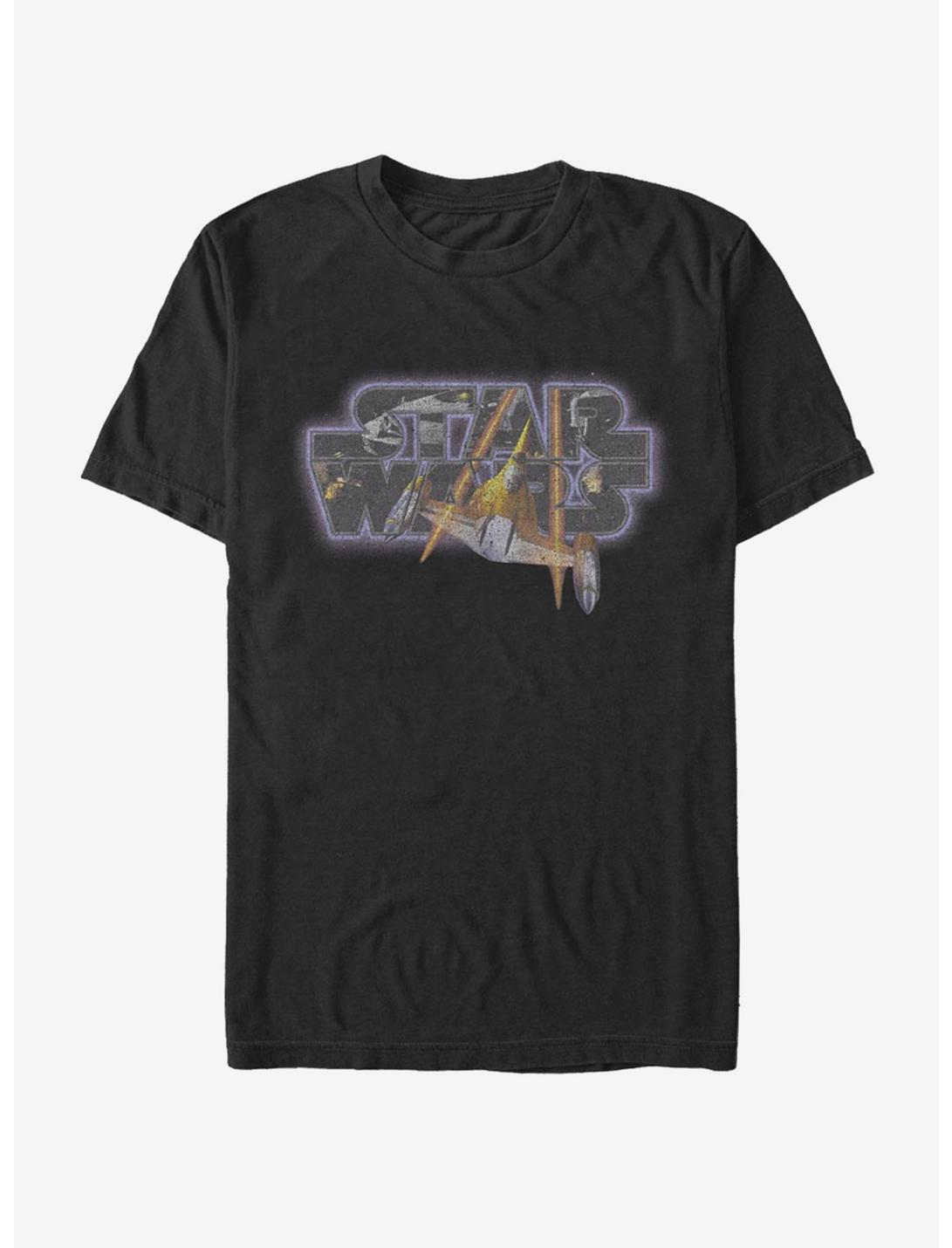 Star Wars Episode One Logo T-Shirt, BLACK, hi-res
