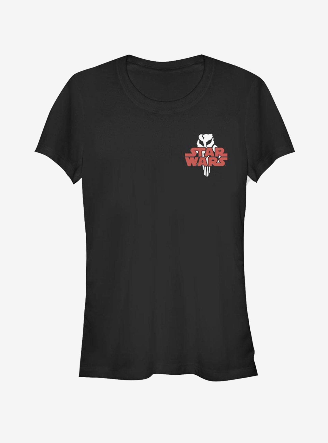 Star Wars Mandalorian Logo Girls T-Shirt, BLACK, hi-res