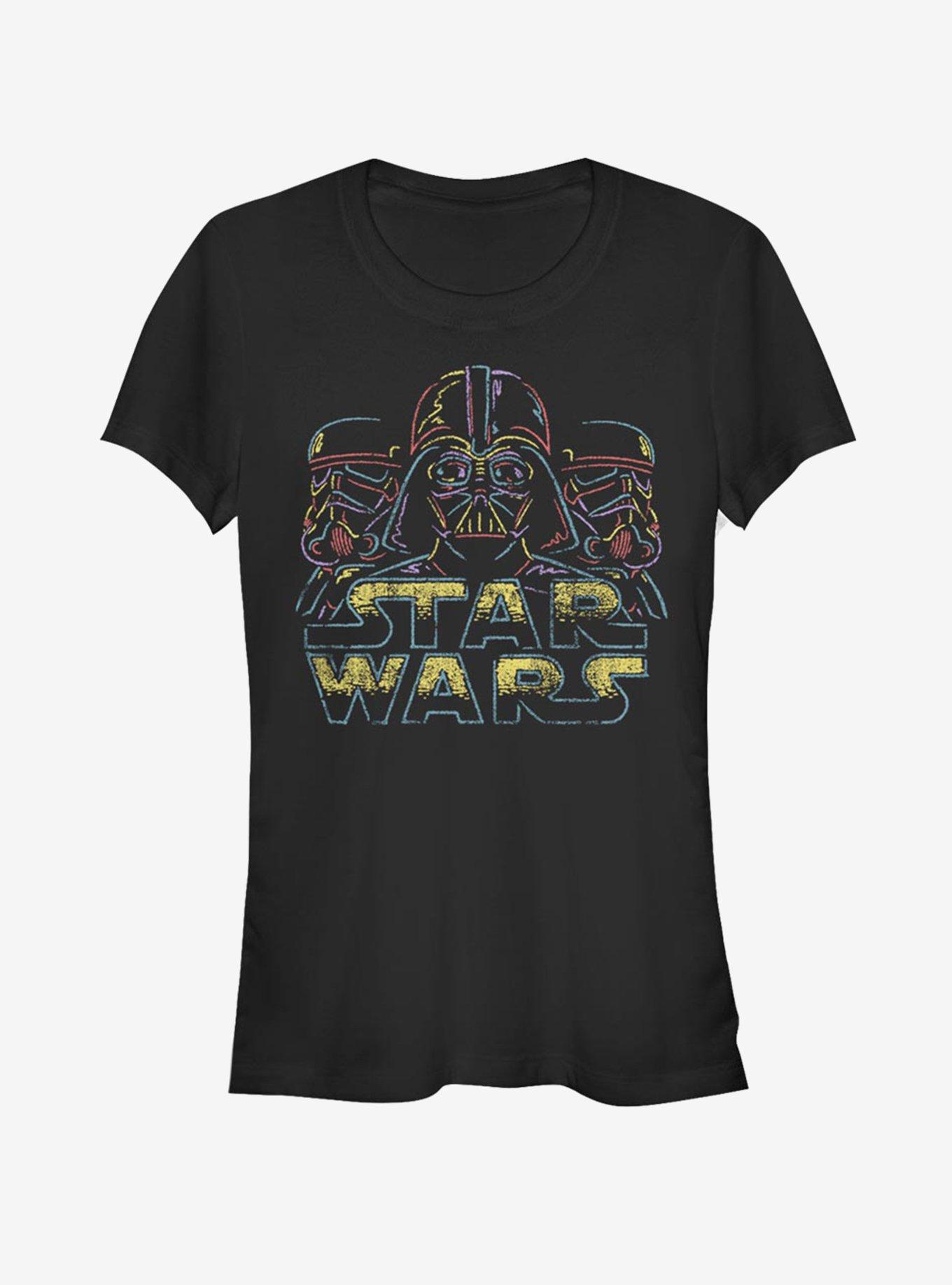 Star Wars Neon Chalk Wars Girls T-Shirt