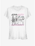 Star Wars New Poster Girls T-Shirt, WHITE, hi-res