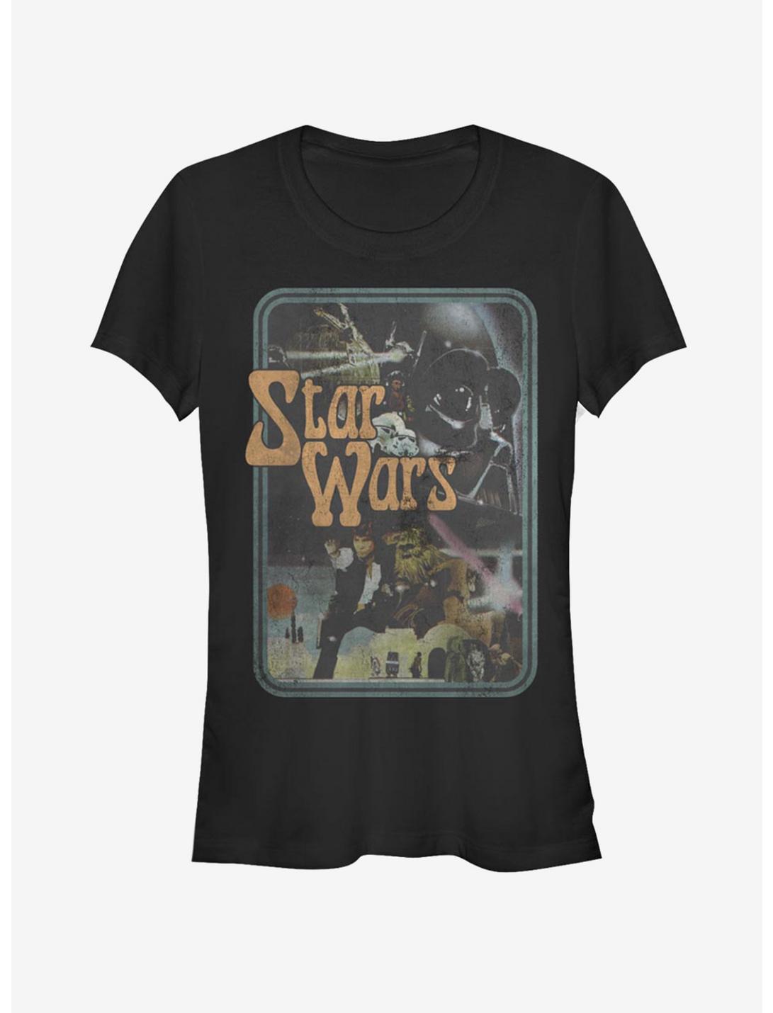 Star Wars Retro Girls T-Shirt, BLACK, hi-res