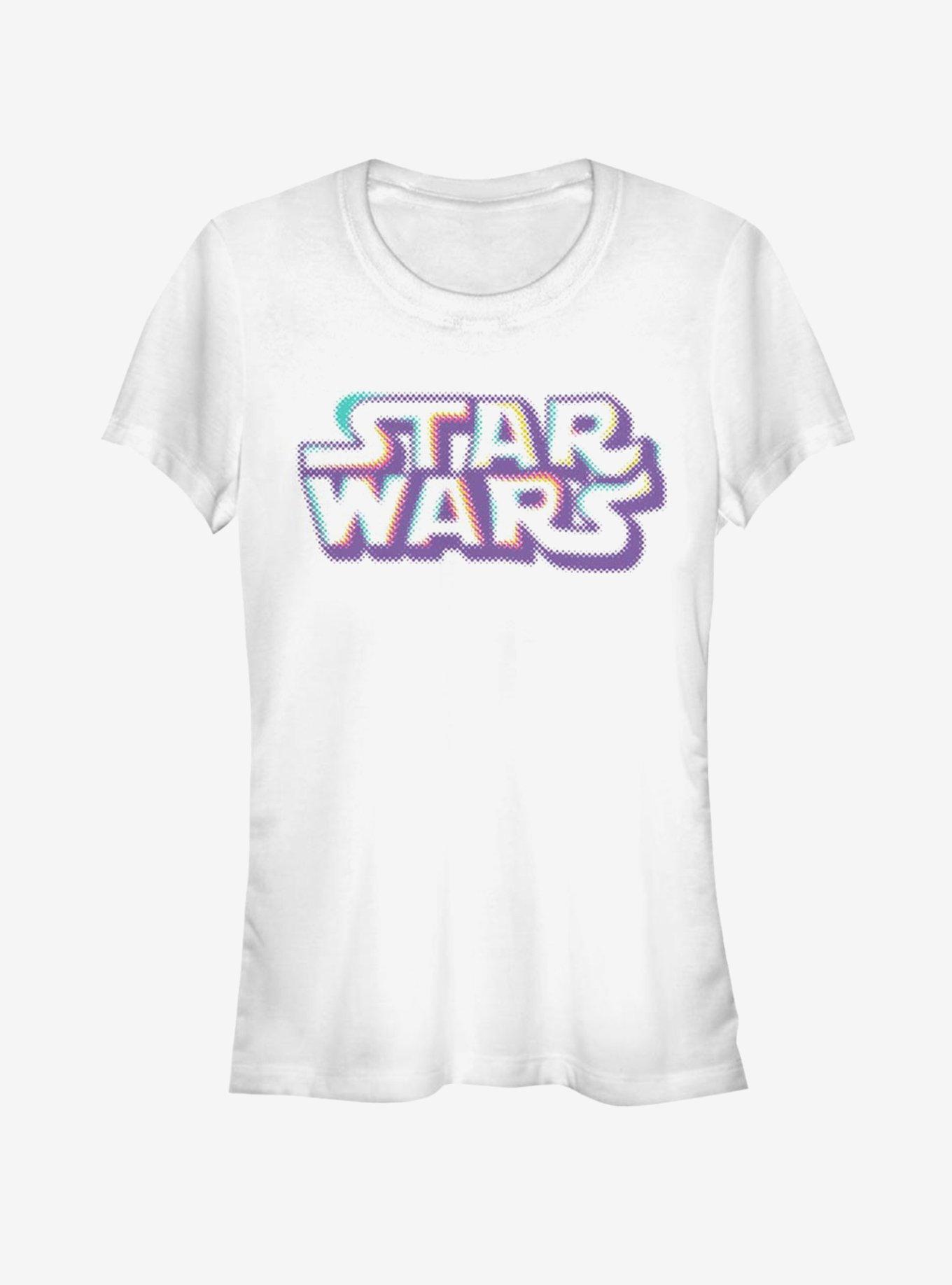 Star Wars Thermal Logo Dotty Girls T-Shirt, WHITE, hi-res