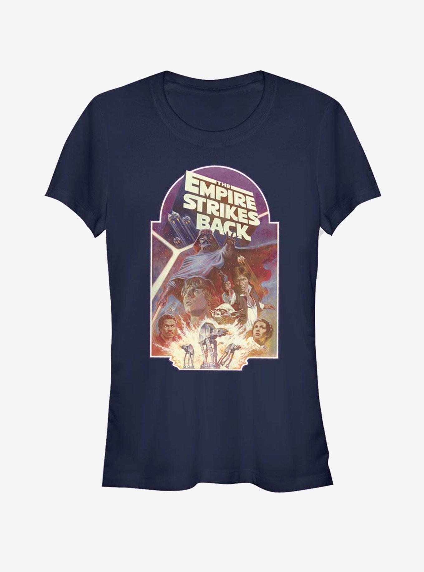 Star Wars Episode V The Empire Strikes Back Poster Girls T-Shirt, BLACK, hi-res