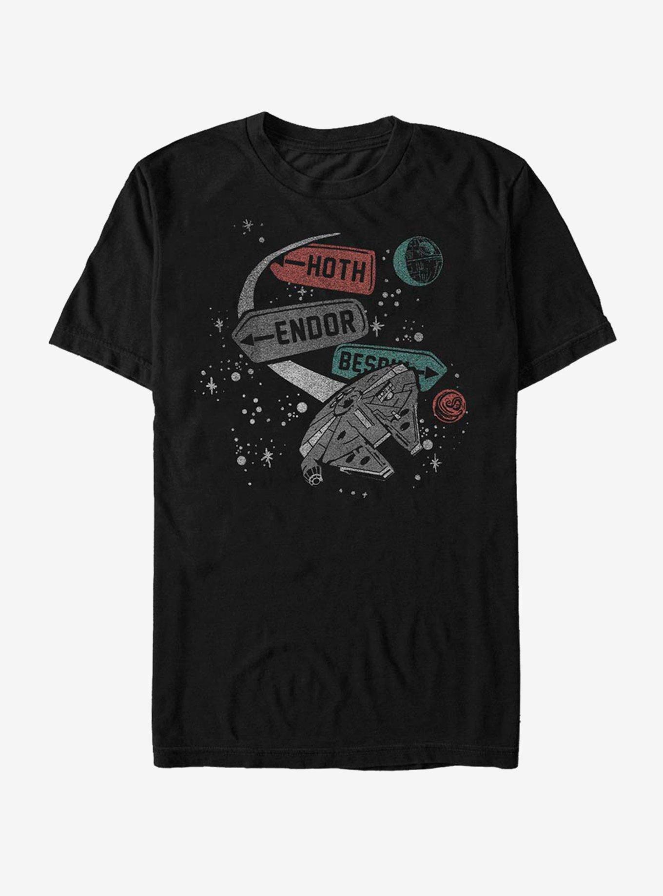 Star Wars Planet Map T-Shirt, , hi-res