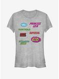 Star Wars Vintage Logos Girls T-Shirt, ATH HTR, hi-res