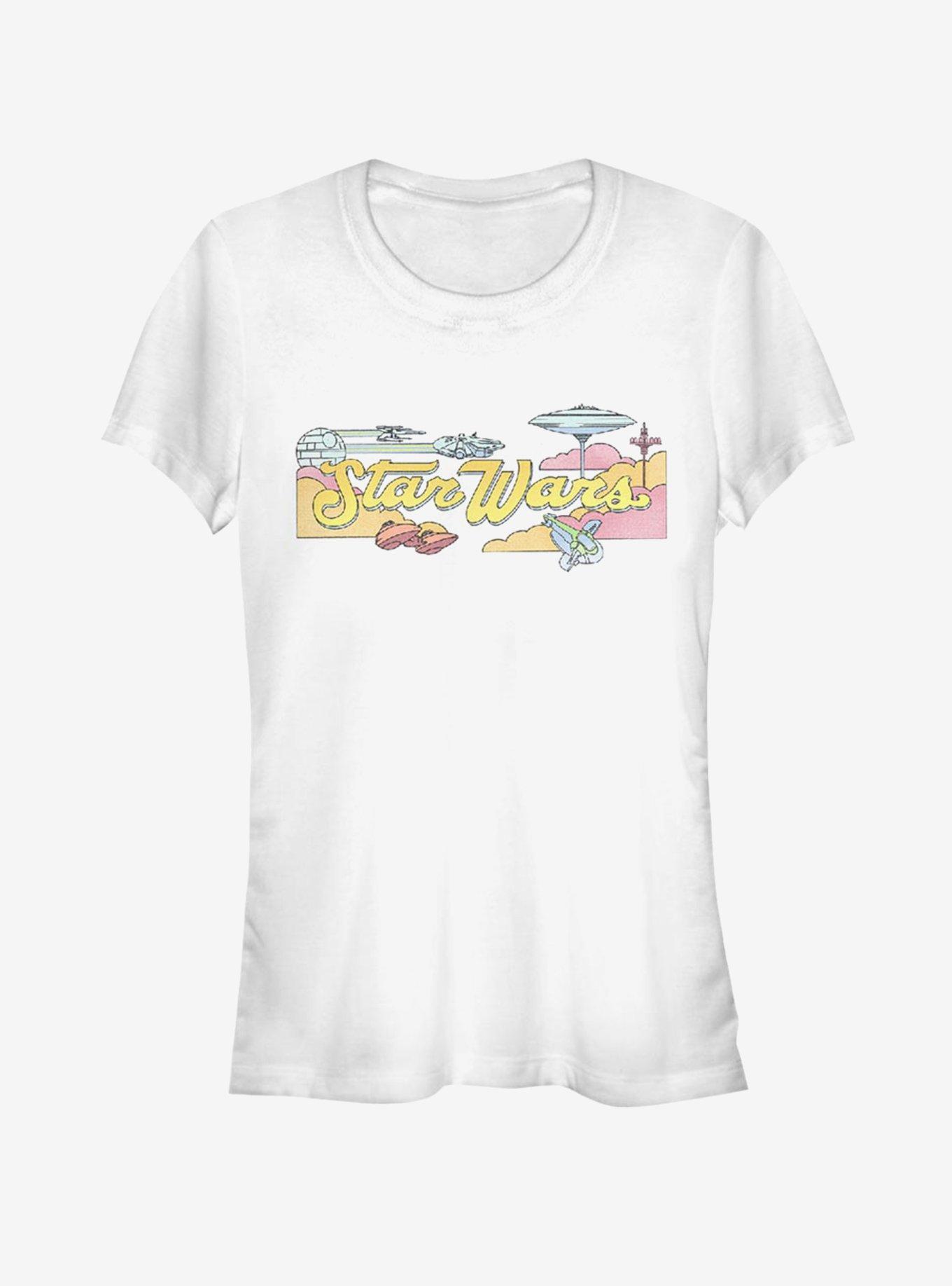 Star Wars Visit Beautiful Bespin Girls T-Shirt, WHITE, hi-res