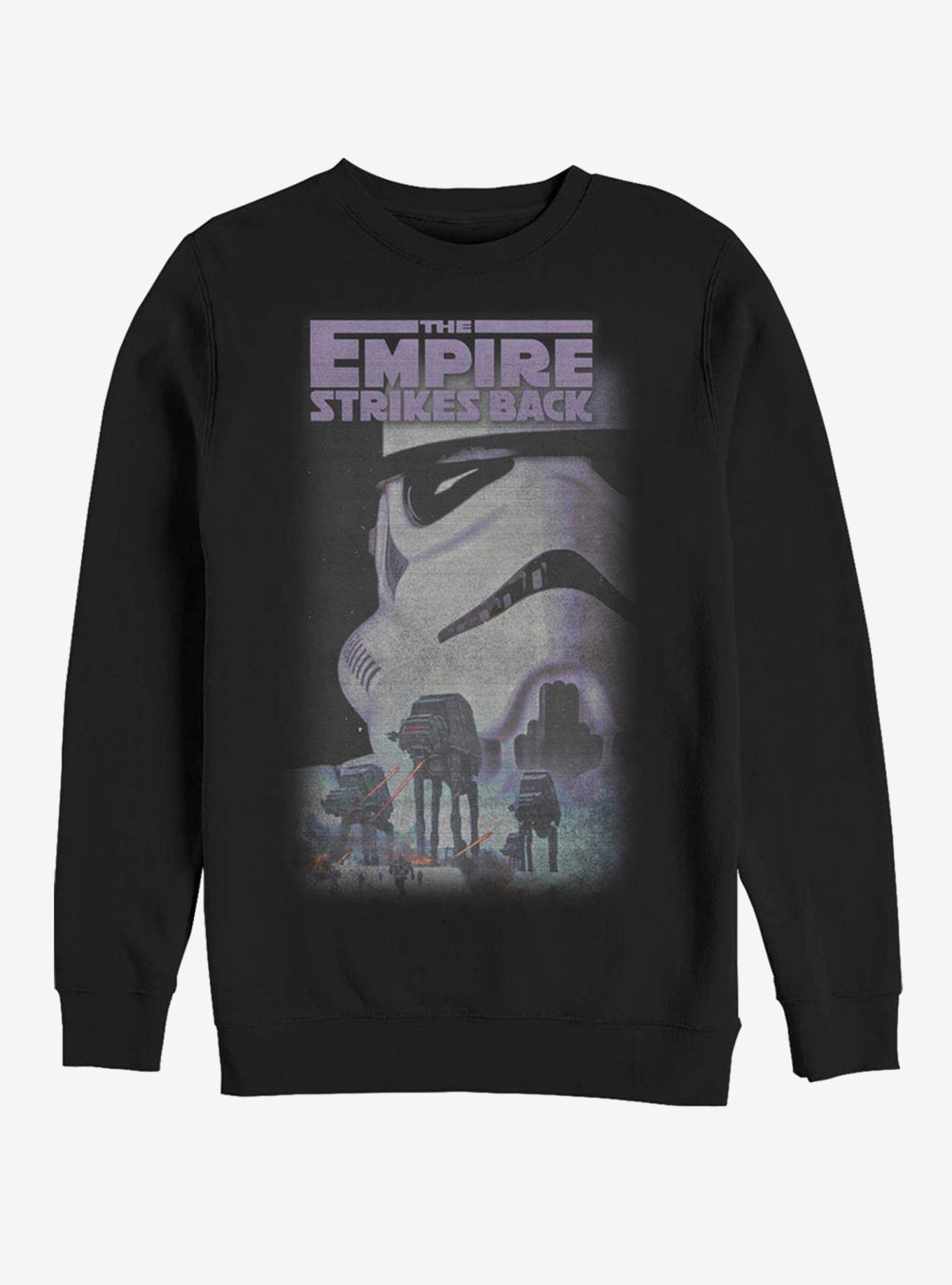 Star Wars Episode V The Empire Strikes Back VHS Poster Sweatshirt, BLACK, hi-res