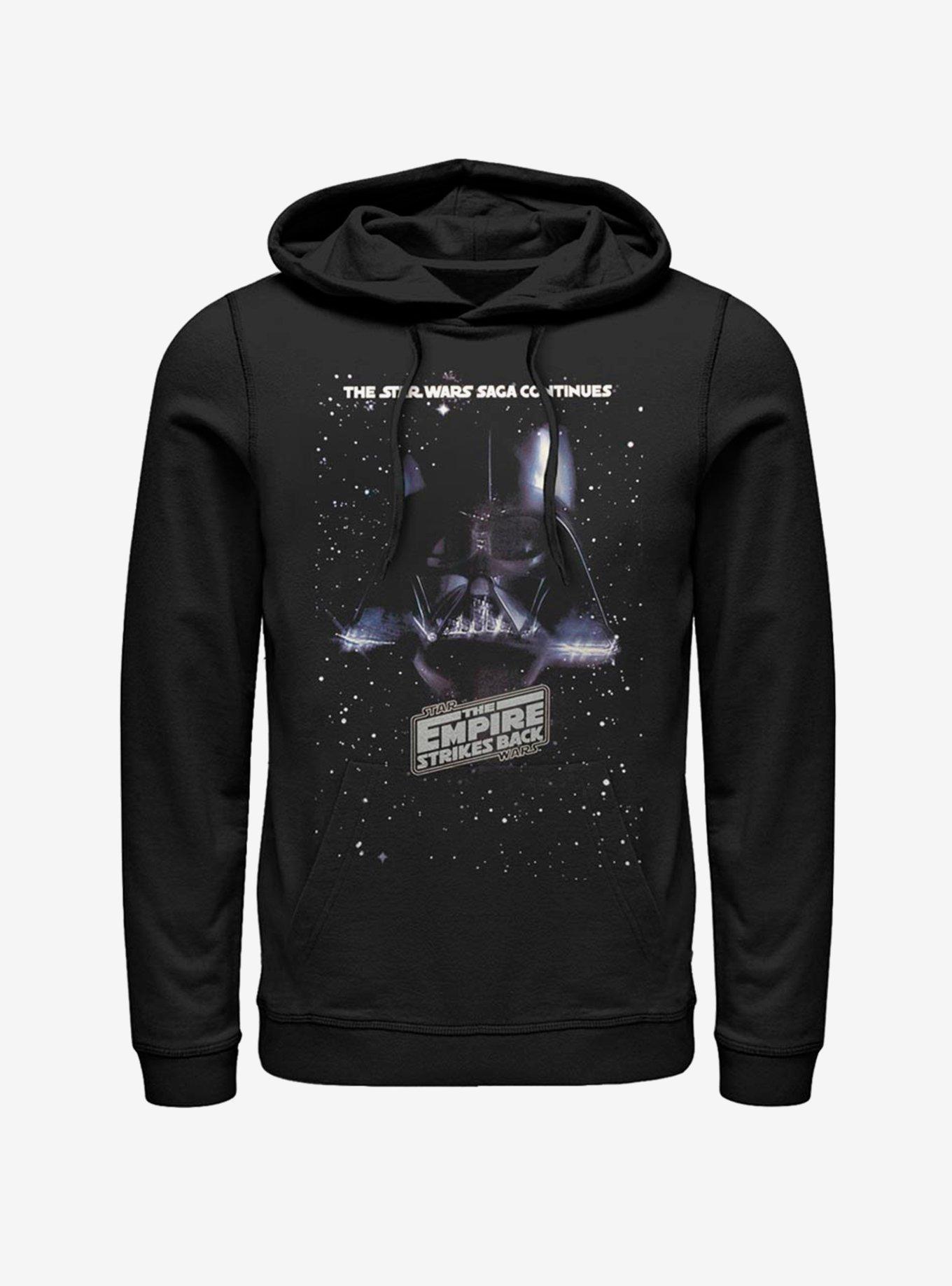 Star Wars Saga Continues Darth Vader Poster Hoodie, BLACK, hi-res