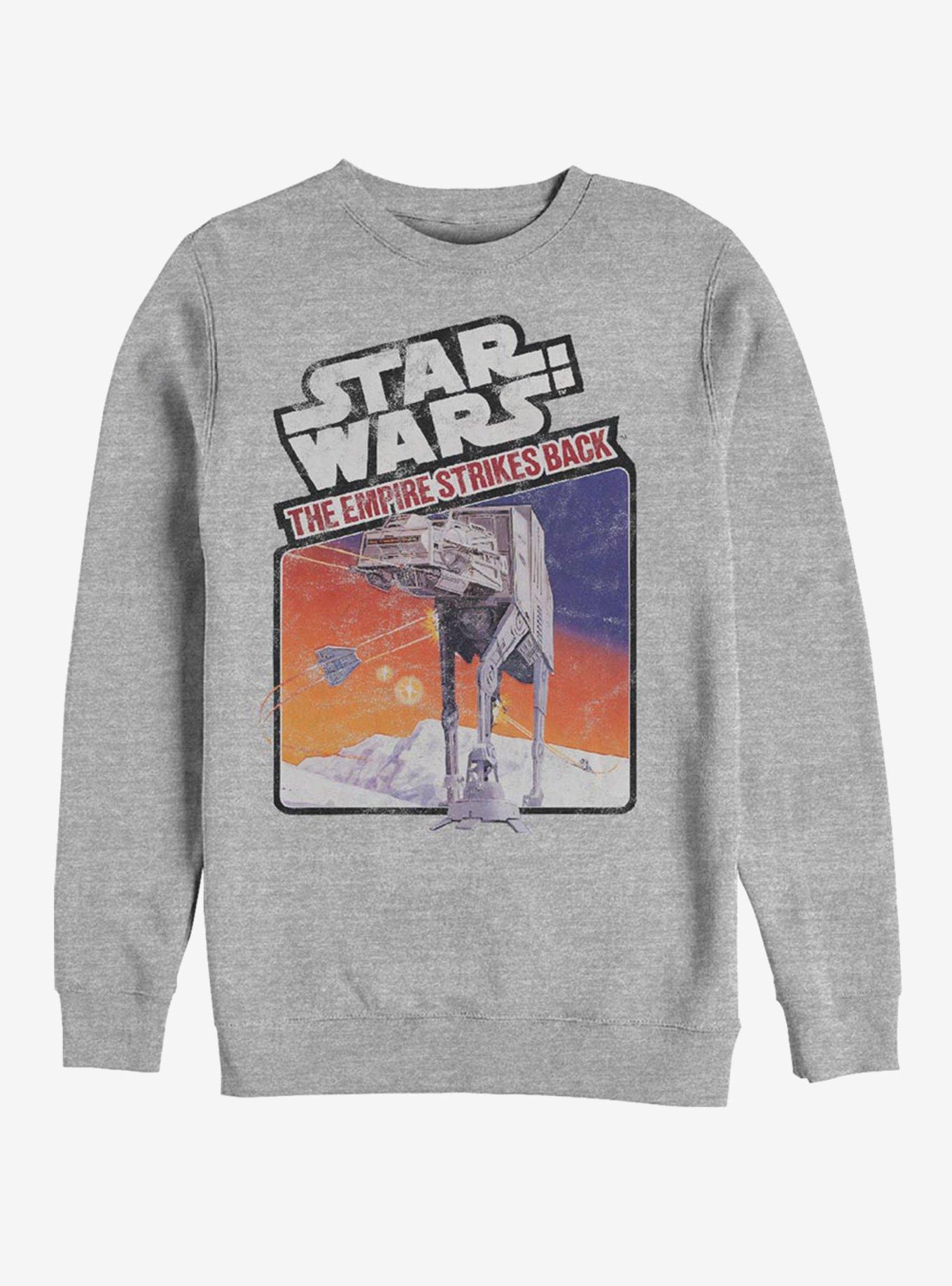 Star Wars The Empire Strikes Back Atari Cartridge Poster Sweatshirt, ATH HTR, hi-res