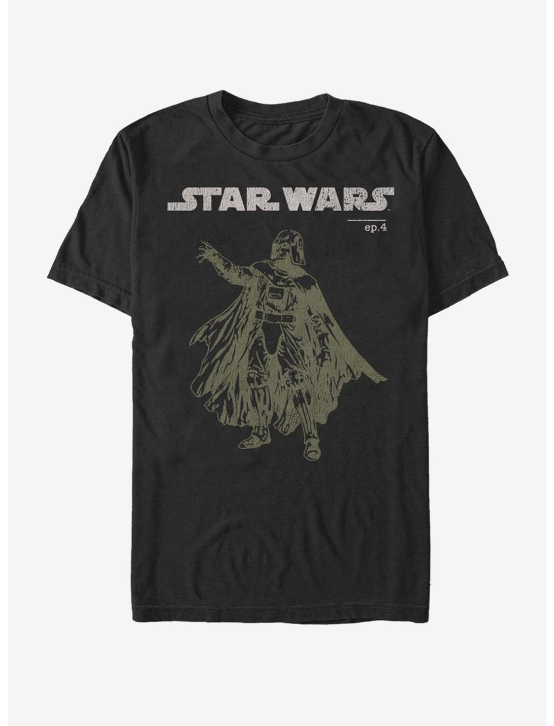 Star Wars Vader Reaching T-Shirt, BLACK, hi-res