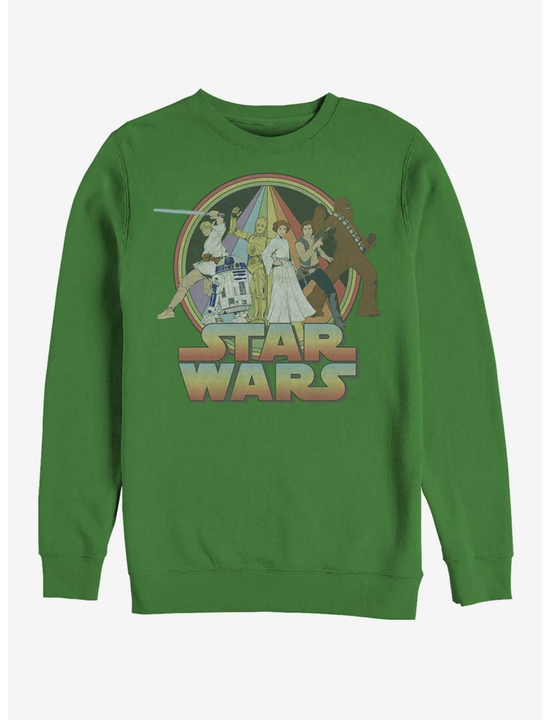 Star Wars Psychedelic Star Wars Sweatshirt, KELLY, hi-res