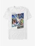Star Wars Empire Strikes Back Japanese Poster T-Shirt, WHITE, hi-res