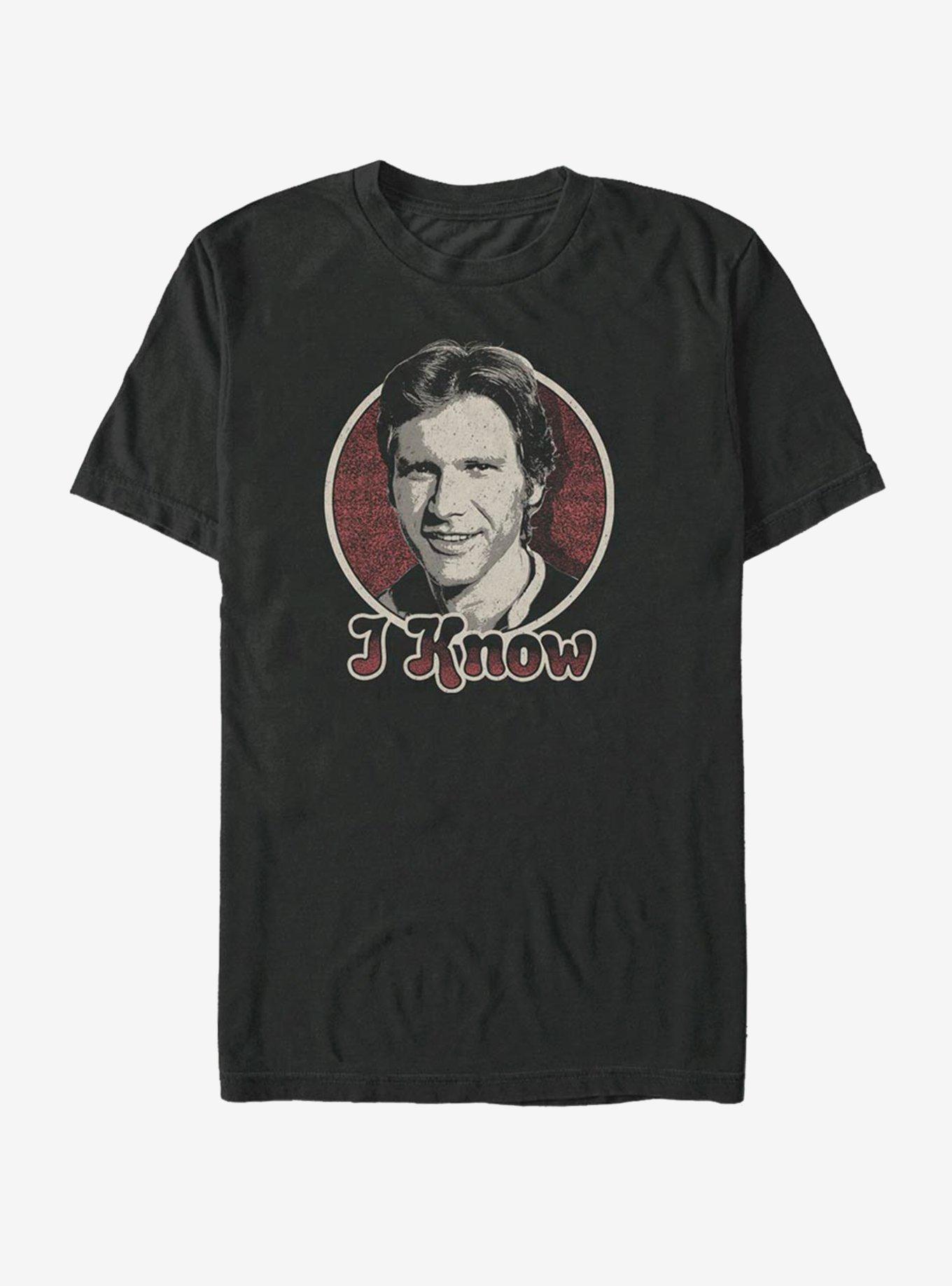Star Wars Han Knows T-Shirt, BLACK, hi-res