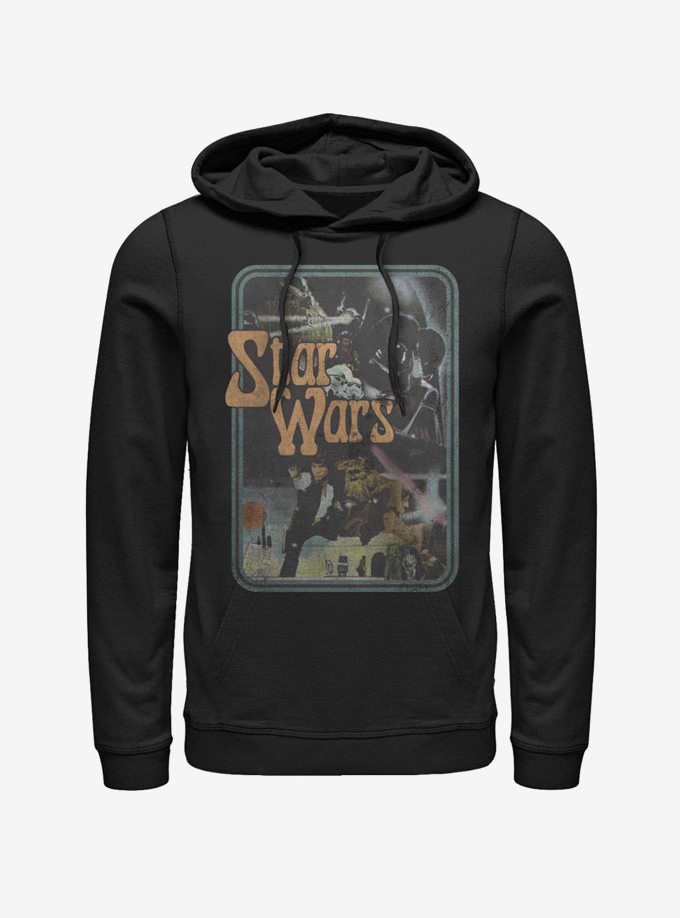 Star Wars Retro Hoodie, BLACK, hi-res