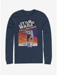 Star Wars The Empire Strikes Back Atari Cartridge Poster Long-Sleeve T-Shirt, NAVY, hi-res
