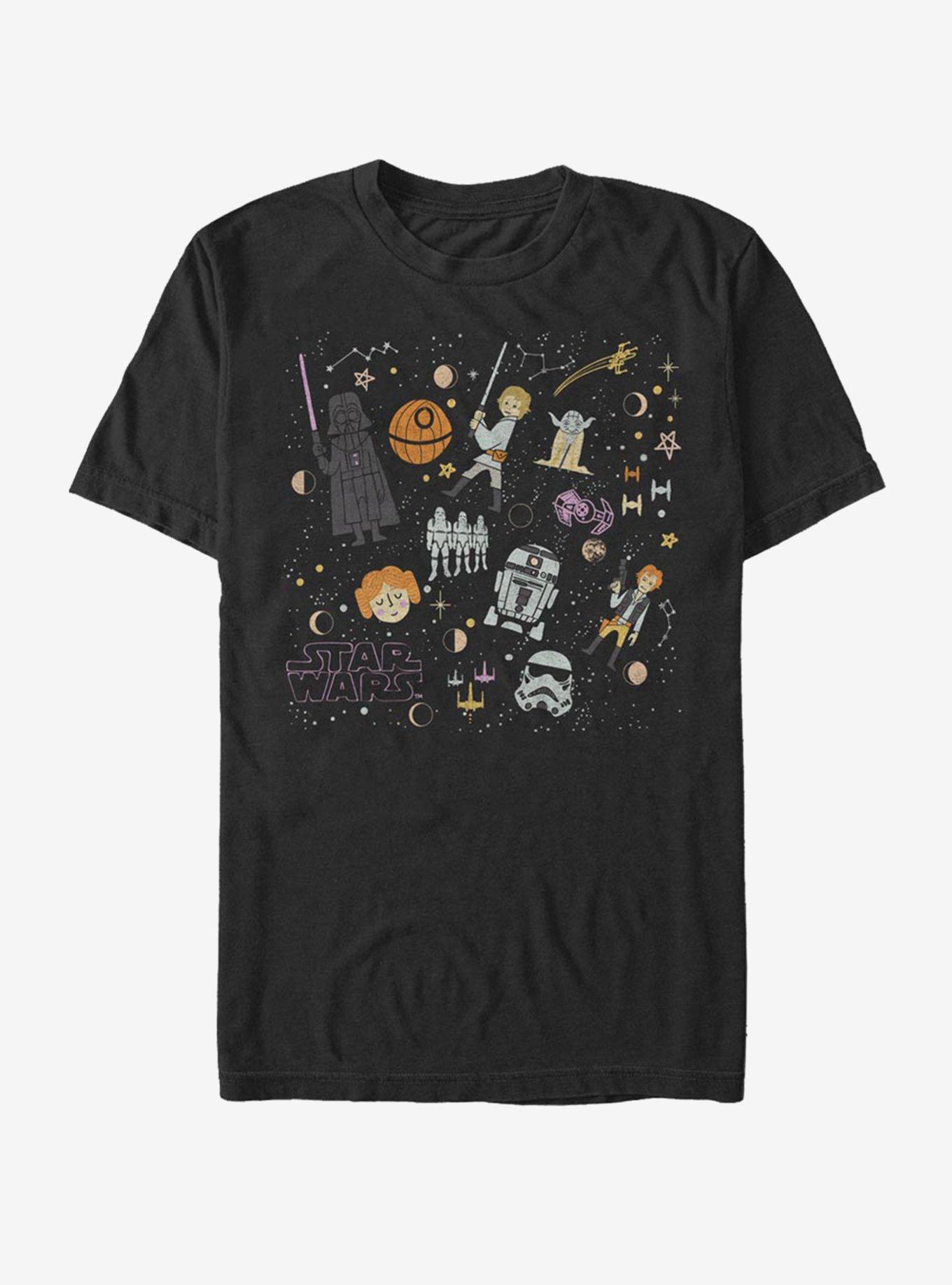 Star Wars Collage T-Shirt, BLACK, hi-res