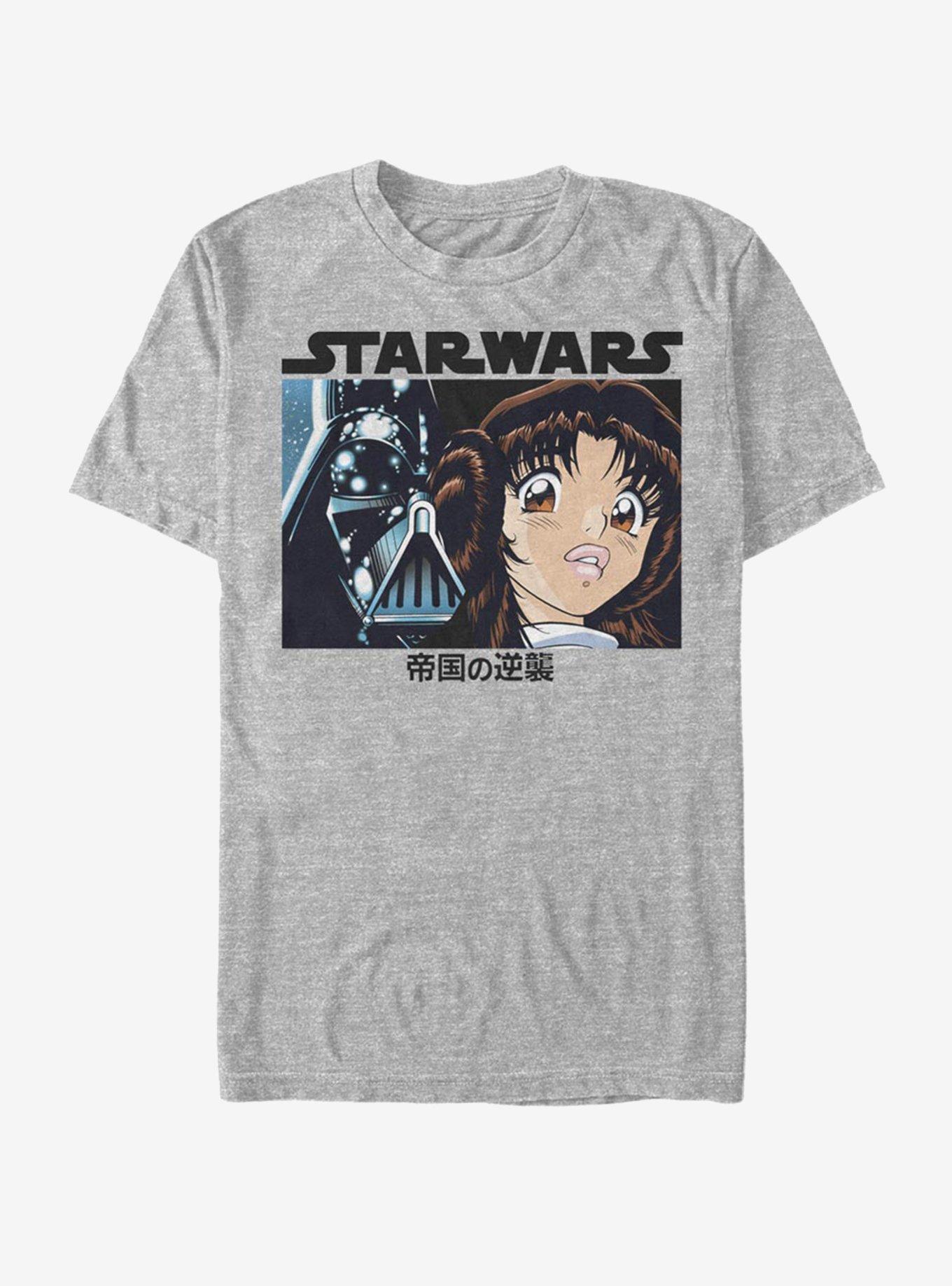 Star Wars Manga Star T-Shirt, ATH HTR, hi-res