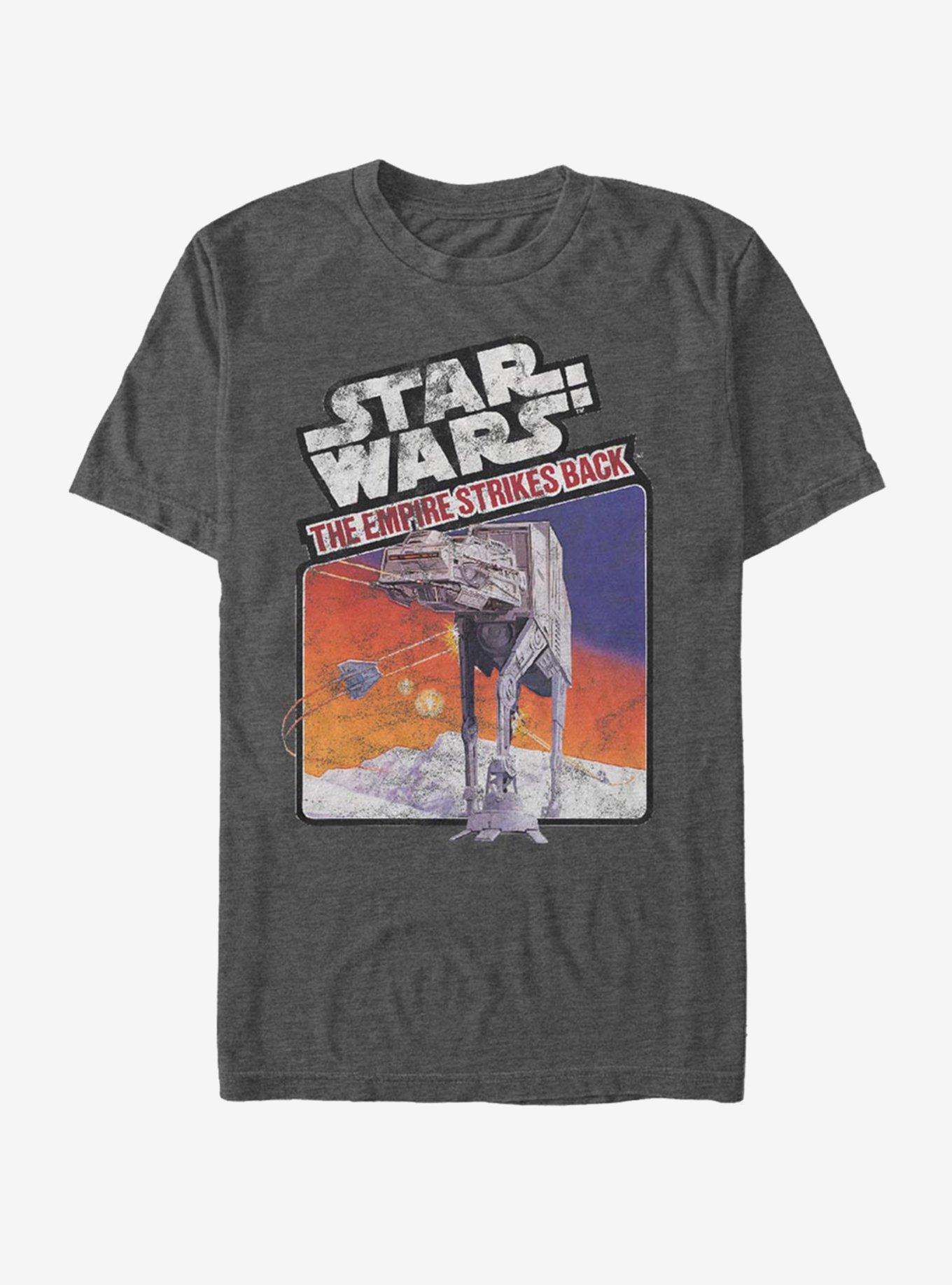 Star Wars Empire Atari Cartridge T-Shirt, CHAR HTR, hi-res