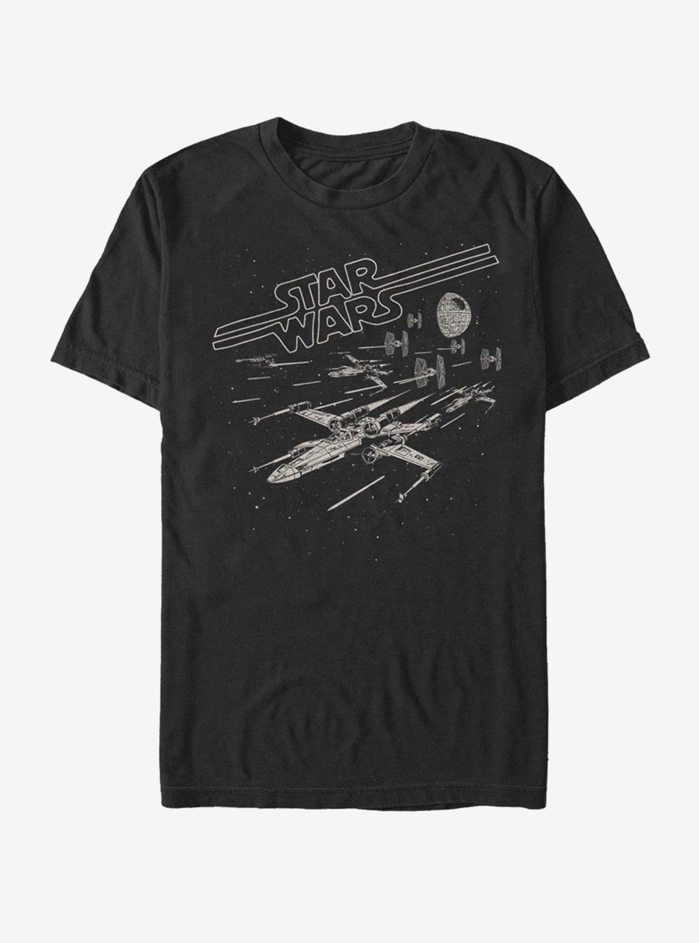 Star Wars Lazer Chase T-Shirt - BLACK | Hot Topic