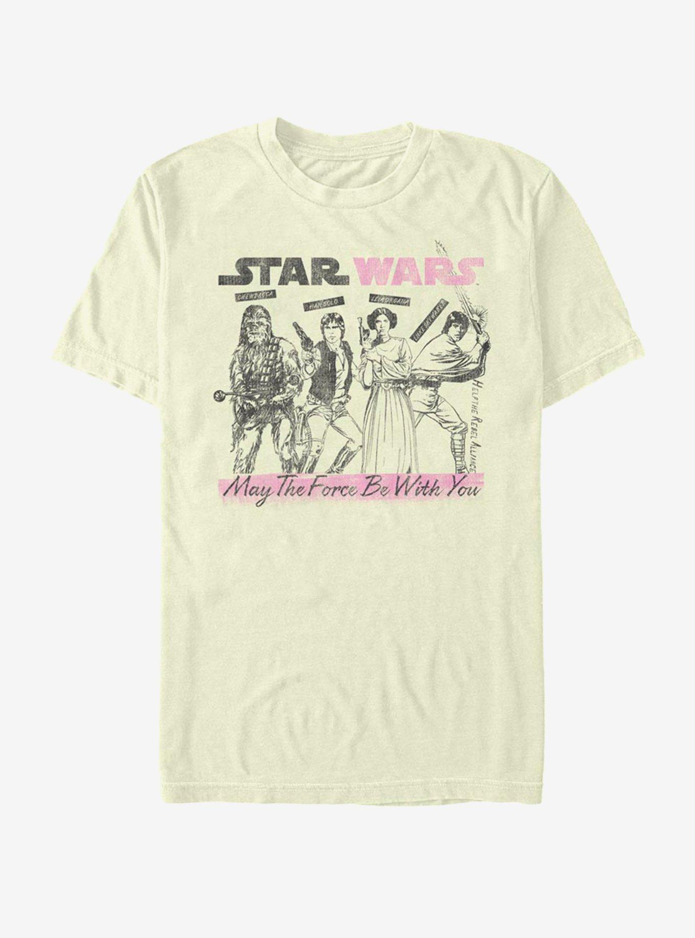 Star Wars New Poster T-Shirt, NATURAL, hi-res
