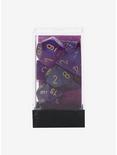 Chessex Borealis Royal Purple With Gold Polyhedral Dice Set, , hi-res