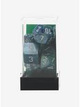 Chessex Festive Green With Silver Polyhedral Dice Set, , hi-res