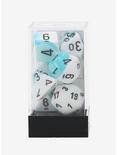 Chessex Gemini Teal & White With Black Polyhedral Dice Set, , hi-res