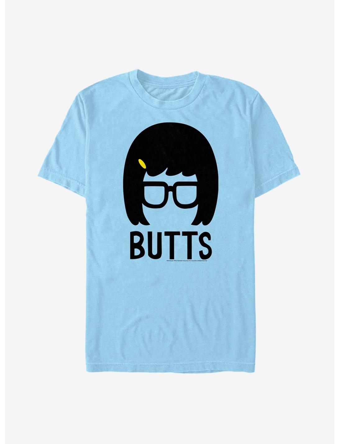 Bob's Burgers Butts T-Shirt, LT BLUE, hi-res