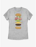 Bob's Burgers Burger Diagram Womens T-Shirt, ATH HTR, hi-res