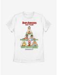 Bob's Burgers Food Pyramid Womens T-Shirt, WHITE, hi-res