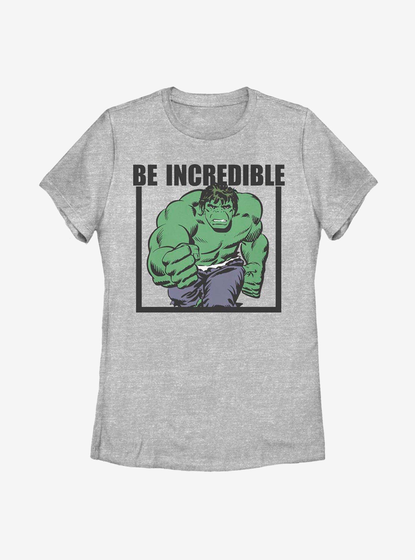 Marvel Hulk Be Incredible Womens T-Shirt, ATH HTR, hi-res