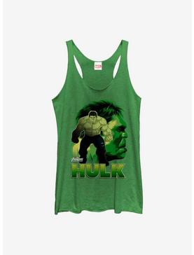 Plus Size Marvel Hulk Smash Sil Womens Tank Top, , hi-res