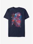 Marvel Spider-Man Miles Morales Eighties Style T-Shirt, NAVY, hi-res