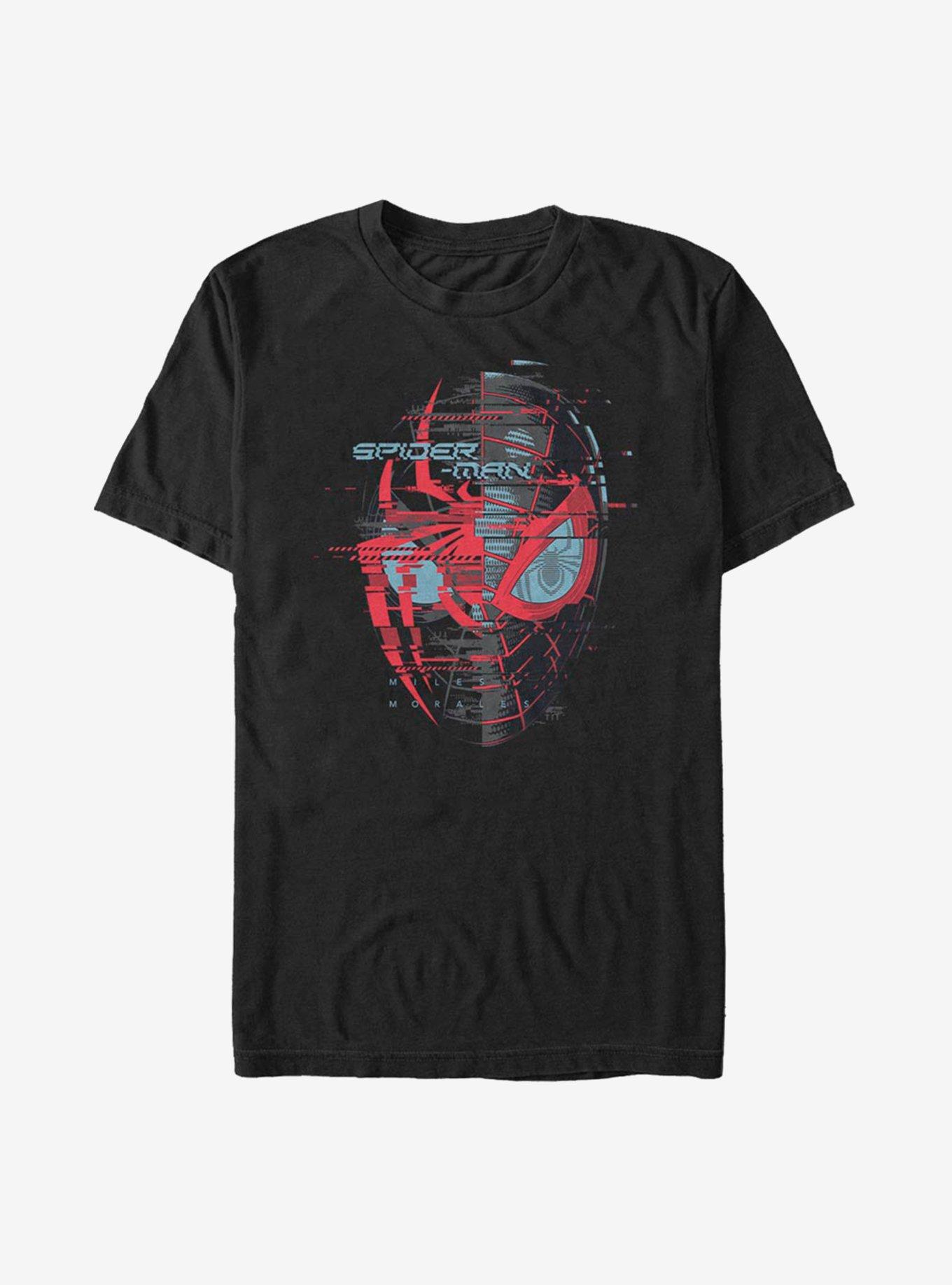 Marvel Spider-Man Miles Morales Glitching T-Shirt, , hi-res