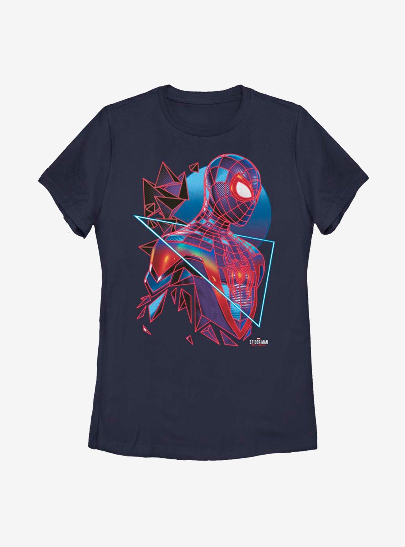 Marvel Spider-Man Miles Morales Eighties Style Womens T-Shirt, , hi-res
