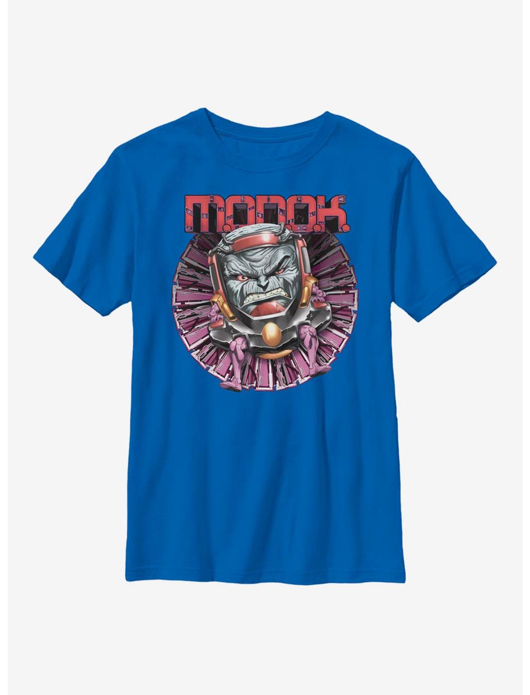 Marvel Modok Badge Youth T-Shirt, ROYAL, hi-res