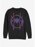 Marvel Spider-Man: Into The Spiderverse Miles Morales Red and Blue Sweatshirt, BLACK, hi-res