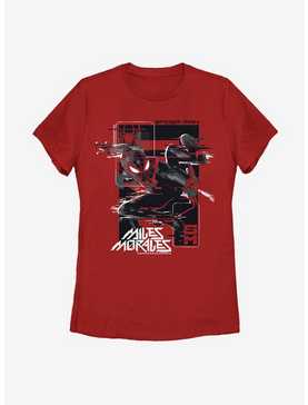 Marvel Spider-Man Miles Morales Slinging Web Womens T-Shirt, , hi-res