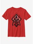 Marvel Spider-Man Miles Morales Triangle Waves Youth T-Shirt, RED, hi-res