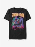 Marvel Spider-Man: Into The Spiderverse Miles Morales Tower Hero T-Shirt, BLACK, hi-res