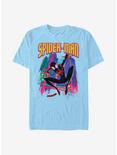Marvel Spider-Man: Into The Spiderverse Miles Morales Tower Hero T-Shirt, LT BLUE, hi-res