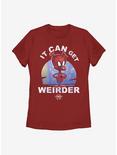 Marvel Spider-Man: Into The Spiderverse It Can Get Weirder Womens T-Shirt, RED, hi-res