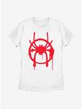 Marvel Spider-Man Miles Morales Symbol Womens T-Shirt, WHITE, hi-res