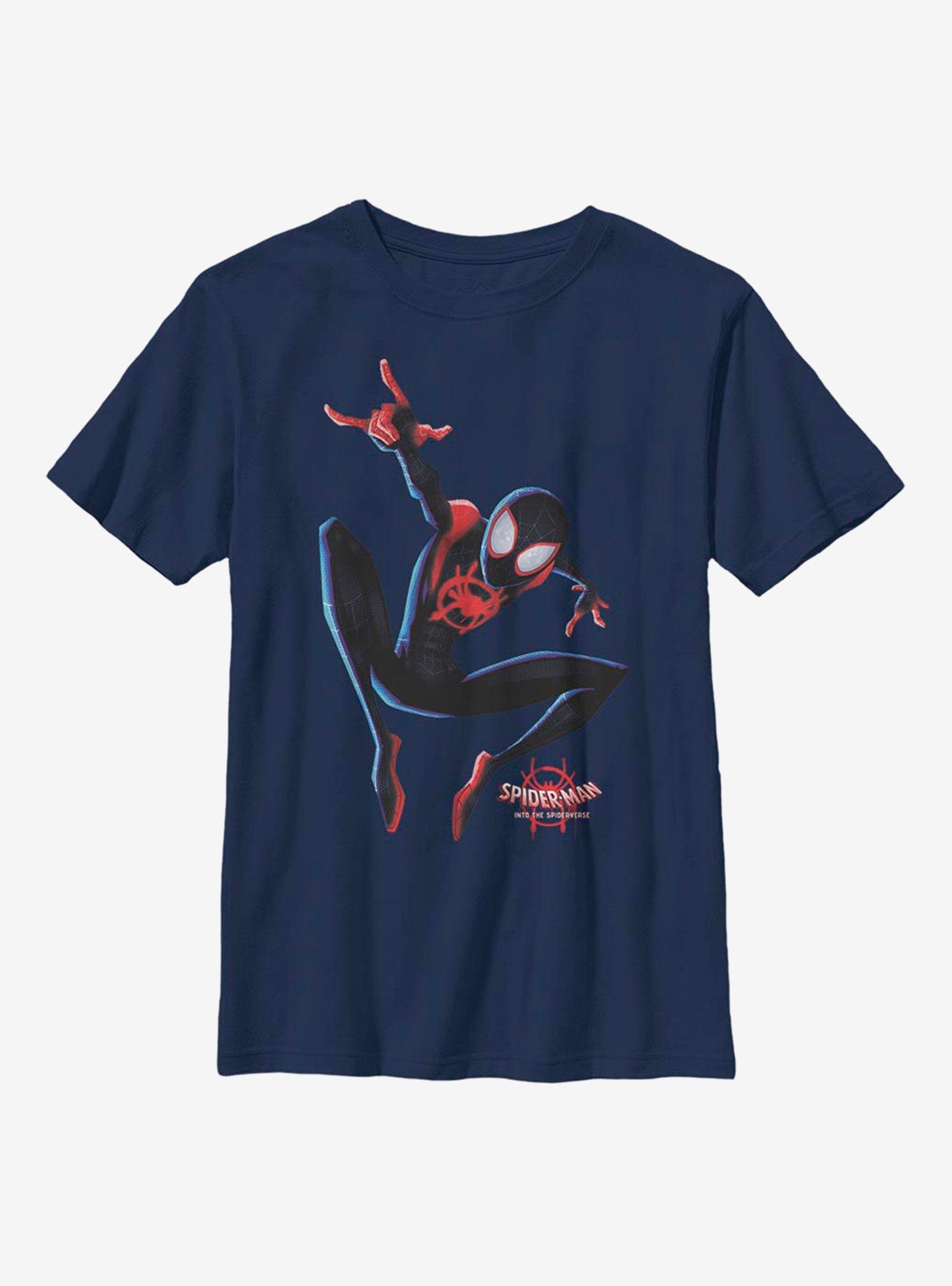 Marvel Spider-Man: Into The Spiderverse Miles Morales Big Miles Youth T-Shirt, , hi-res