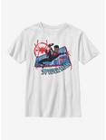 Marvel Spider-Man: Into The Spiderverse Miles Morales City Youth T-Shirt, WHITE, hi-res