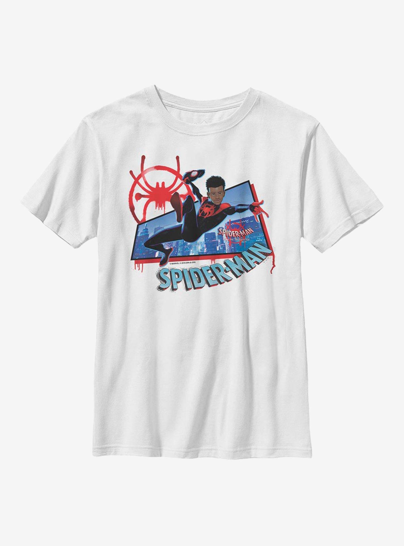 Marvel Spider-Man: Into The Spiderverse Miles Morales City Youth T-Shirt, , hi-res